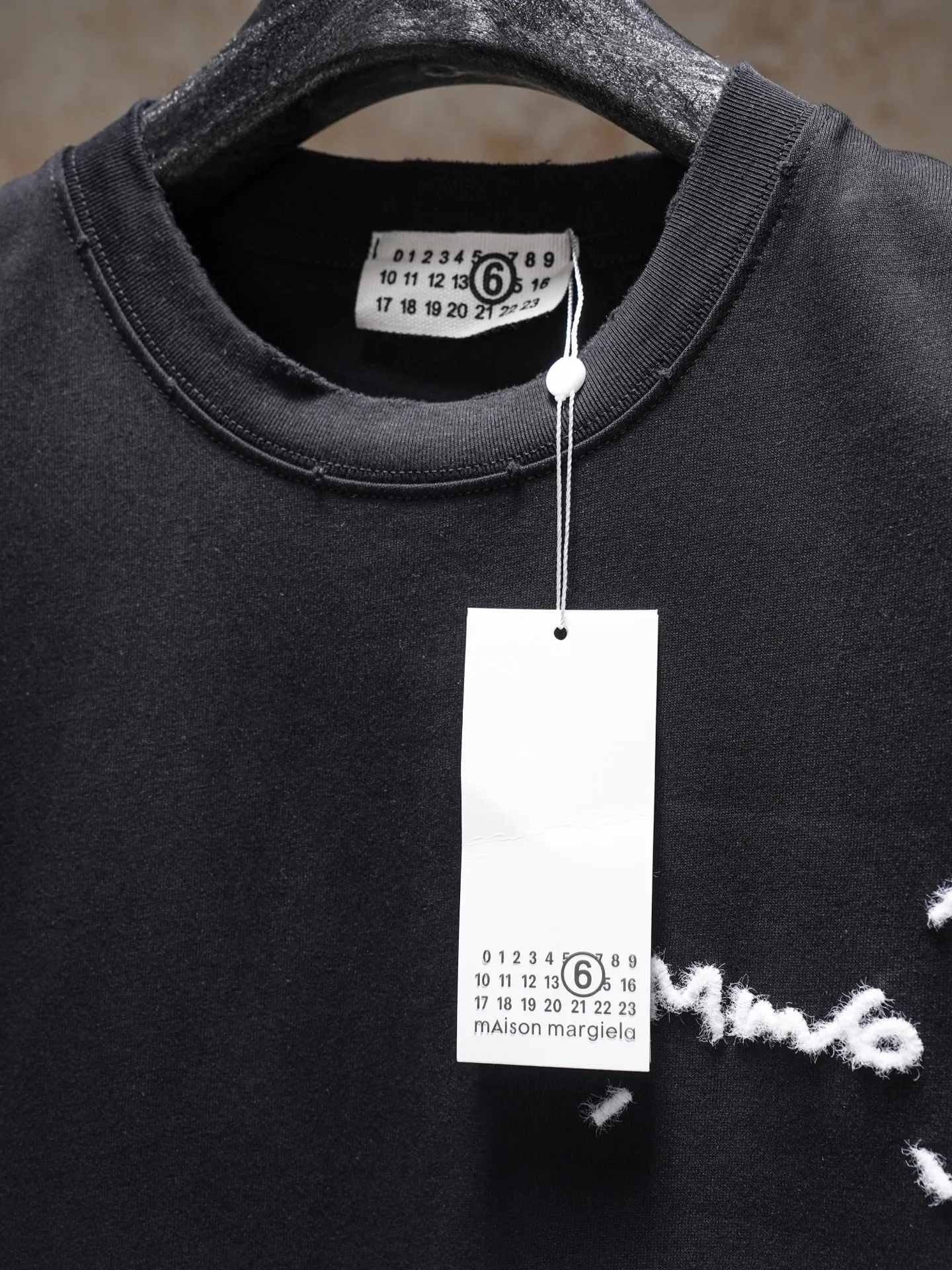 MAISON MARGIELA MM 6 T ， ， ， ， ：Black White Size：S-XL